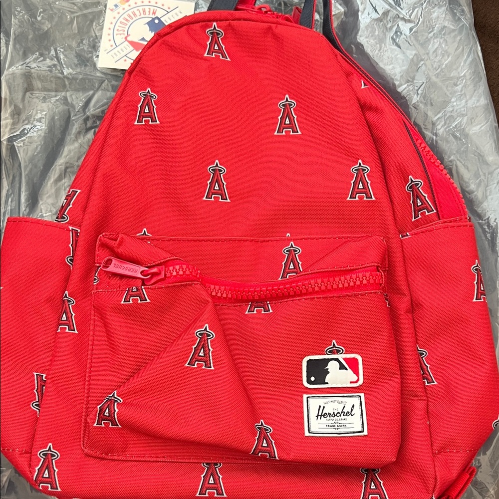Herschel Supply Company Los Angels Angels Backpack with Logo Patches
